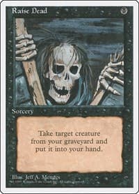 Raise Dead - Fourth Edition - Magic: The Gathering card