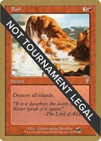 Boil - 2001 Jan Tomcani (7ED) (SB) - World Championship Decks - Magic: The Gathering card