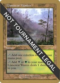 Llanowar Wastes - 2001 Jan Tomcani (APC) - World Championship Decks - Magic: The Gathering card