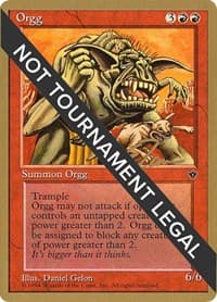 Orgg - 1996 Eric Tam (FEM) - World Championship Decks - Magic: The Gathering card