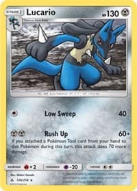Lucario - 126/214 (SM Unbroken Bonds) - Deck Exclusives - Pokemon card
