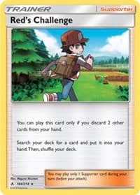 Red's Challenge - 184/214 (SM - Unbroken Bonds) - Deck Exclusives - Pokemon card