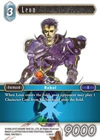 Leon (Rebel) - Opus I - Final Fantasy TCG card