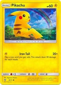 Pikachu - 28/73 (Cracked Ice Holo) - Deck Exclusives - Pokemon card