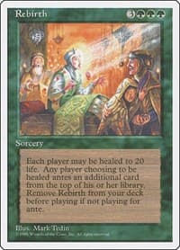Rebirth - Fourth Edition - Magic: The Gathering card