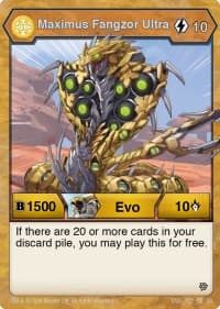Maximus Fangzor Ultra - Resurgence - Bakugan TCG card