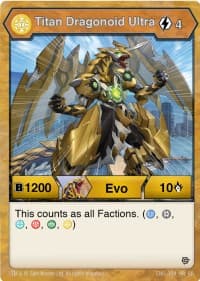 Titan Dragonoid Ultra - Resurgence - Bakugan TCG card