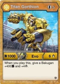 Titan Gorthion - Resurgence - Bakugan TCG card