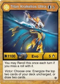 Titan Krakelios Ultra - Resurgence - Bakugan TCG card