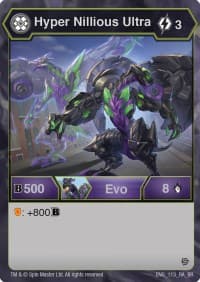 Hyper Nillious Ultra - Resurgence - Bakugan TCG card