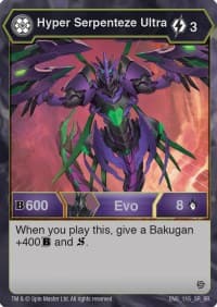 Hyper Serpenteze Ultra - Resurgence - Bakugan TCG card