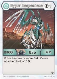 Hyper Serpenteze (127) - Resurgence - Bakugan TCG card