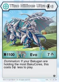 Titan Nillious Ultra - Resurgence - Bakugan TCG card