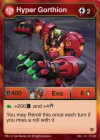 Hyper Gorthion (141) - Resurgence - Bakugan TCG card
