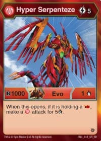 Hyper Serpenteze (144) - Resurgence - Bakugan TCG card