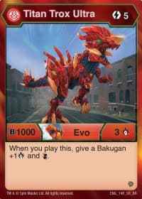 Titan Trox Ultra - Resurgence - Bakugan TCG card
