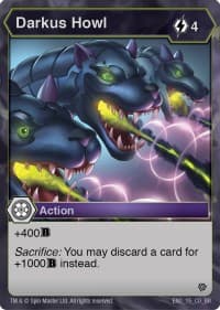 Darkus Howl - Resurgence - Bakugan TCG card