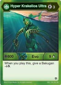 Hyper Krakelios Ultra (154) - Resurgence - Bakugan TCG card