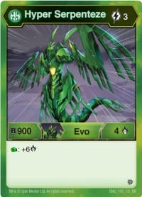 Hyper Serpenteze (155) - Resurgence - Bakugan TCG card