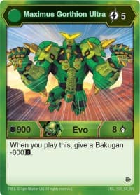 Maximus Gorthion Ultra - Resurgence - Bakugan TCG card