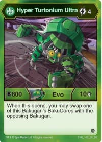 Hyper Turtonium Ultra (165) - Resurgence - Bakugan TCG card