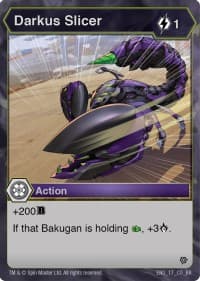 Darkus Slicer - Resurgence - Bakugan TCG card