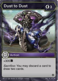 Dust to Dust - Resurgence - Bakugan TCG card