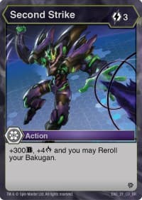 Second Strike - Resurgence - Bakugan TCG card
