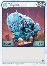 Trhyno (217) - Resurgence - Bakugan TCG card