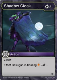 Shadow Cloak - Resurgence - Bakugan TCG card