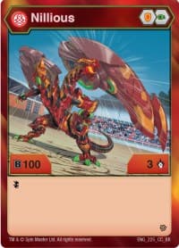 Nillious - Resurgence - Bakugan TCG card