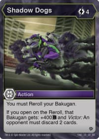 Shadow Dogs - Resurgence - Bakugan TCG card