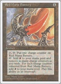 Red Mana Battery - Fourth Edition - Magic: The Gathering card