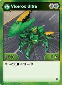 Vicerox Ultra (245) - Resurgence - Bakugan TCG card