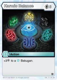 Karmic Balance - Resurgence - Bakugan TCG card