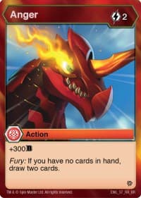 Anger - Resurgence - Bakugan TCG card