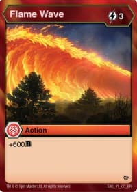 Flame Wave - Resurgence - Bakugan TCG card