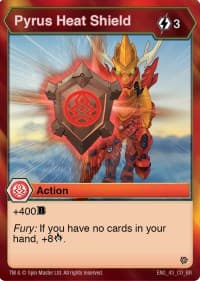 Pyrus Heat Shield - Resurgence - Bakugan TCG card