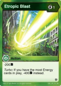 Etropic Blast - Resurgence - Bakugan TCG card