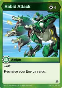 Rabid Attack - Resurgence - Bakugan TCG card
