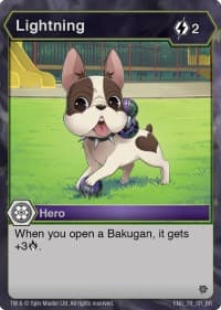 Lightning - Resurgence - Bakugan TCG card