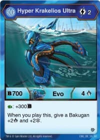Hyper Krakelios Ultra - Resurgence - Bakugan TCG card
