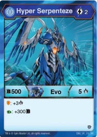 Hyper Serpenteze - Resurgence - Bakugan TCG card
