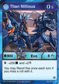 Titan Nillious - Resurgence - Bakugan TCG card
