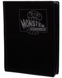 Binder - 4-Pocket Side-Loading Matte - Black - Monster Protectors Storage Albums - Storage Albums card