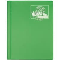 Binder - 4-Pocket Side-Loading Matte - Emerald Green - Monster Protectors Storage Albums - Storage Albums card