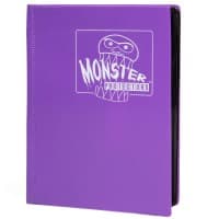 Binder - 4-Pocket Side-Loading Matte - Purple - Monster Protectors Storage Albums - Storage Albums card