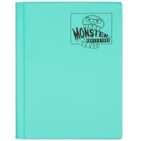 Binder - 4-Pocket Side-Loading Matte - Teal - Monster Protectors Storage Albums - Storage Albums card