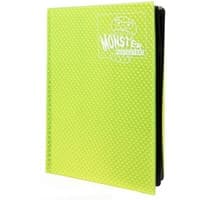 Binder - 9-Pocket Side-Loading Holofoil - Yellow - Monster Protectors Storage Albums - Storage Albums card