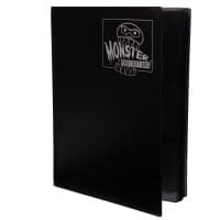 Binder - 9-Pocket Side-Loading Matte - Black - Monster Protectors Storage Albums - Storage Albums card